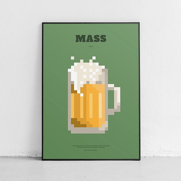 Bavaria Pixel - Edition Bayerisches Lebensgefühl - Maß