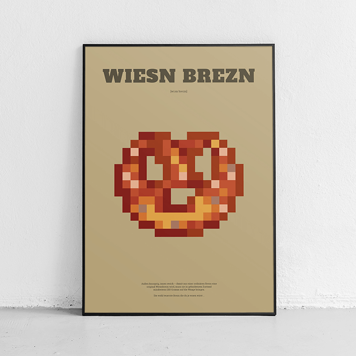 Bavaria Pixel - Edition Bayerisches Lebensgefühl - Wiesn Brezn