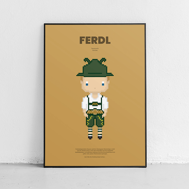 Bavaria Pixel - Edition Bayerische Tracht - Ferdl