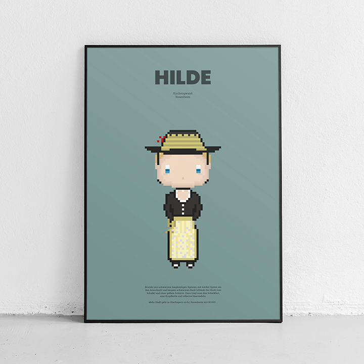 Bavaria Pixel - Edition Bayerische Tracht - Hilde