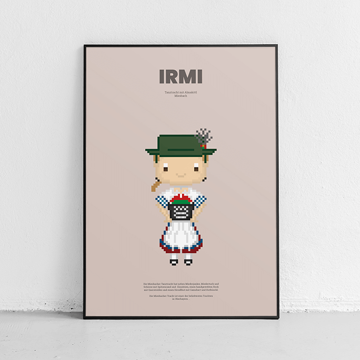 Bavaria Pixel - Edition Bayerische Tracht - Irmi