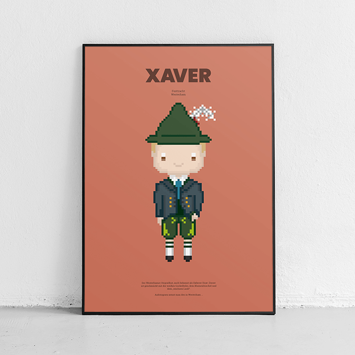 Bavaria Pixel - Edition Bayerische Tracht - Xaver