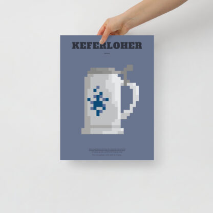 Bavaria Pixel Poster Keferloher aus der Edition Bayerisches Lebensgefühl