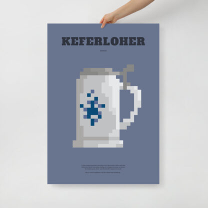 Bavaria Pixel Poster Keferloher aus der Edition Bayerisches Lebensgefühl